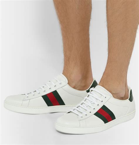 gucci leather shoe care|white gucci shoes men.